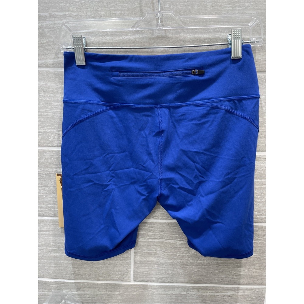 Fair Harbor Bayview bike short cobalt Women's M With Back Zipper Pocket NWT - Picture 2 of 8